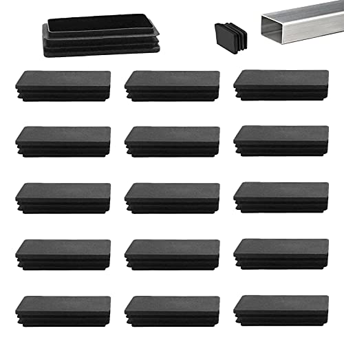 Zaky 12 Stück Lamellenstopfen für Vierkantrohre 80 x 40 mm Schwarz Rechteckrohrestopfen für Quadratrohr Vierkantrohr Kunststoff Fußkappen Zaky 12 Stück Lamellenstopfen für Vierkantrohre 80 x 40 mm Schwarz Rechteckrohrestopfen für Quadratrohr Vierkantrohr Kunststoff Fußkappen von Zaky