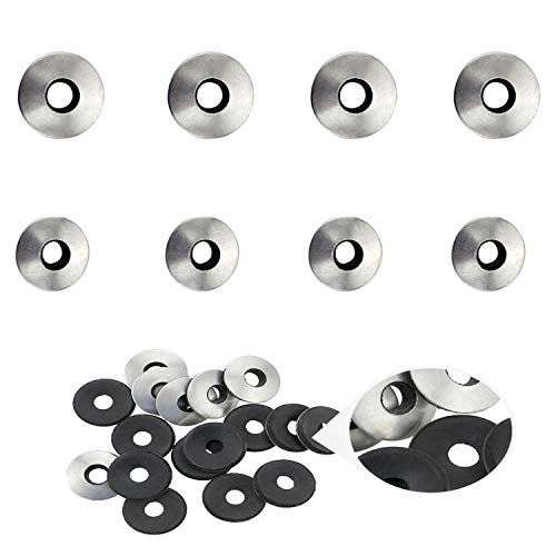 Zaky 120 Stück 304 Edelstahl EPDM Dichtscheibe Neopren-Dichtung für # 4 / # 5 Schrauben von Zaky