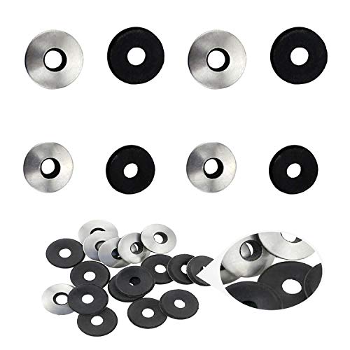 Zaky 60 Stück 304 Edelstahl EPDM Dichtscheibe Neopren-Dichtung für # 5 / # 6 Schrauben von Zaky