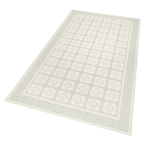 Zala Living Aurelie Vinylmatte, Vinyl, Grün, 97 x 140 x 0,02 cm von Zala Living