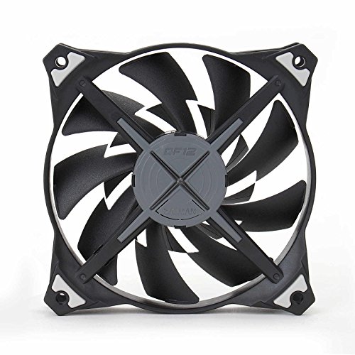 Zalman zm-df12 120 mm Dual Blade Flügelrad-Design blau LED Anti-Vibrations-Silikon-Pins Fan von Zalman