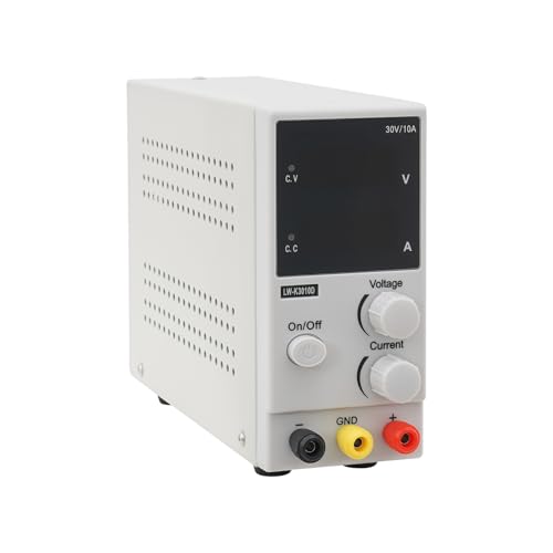Labornetzteil | Labor-Netzteil 0-30V / 0-10A | Digitale LED-Anzeige | Mit Lüfter & Schutzfunktionen | Für Elektronik-Tests & Reparaturen von Zalydala