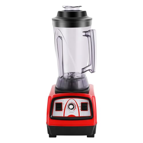 Mixer Hochleistungsmixer,2200W Profi Standmixer - 4L Edelstahl Mixbecher mit 9 Geschwindigkeitsstufen, 26000 U/min für Smoothies & Eis (220V EU-Stecker) Rot von Zalydala