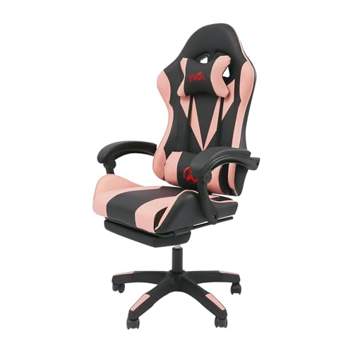 Zalydala Gaming-Stuhl,Einstellbarer Drehstuhl,Ergonomischer Computerstuhl,Mit Bluetooth-Lautsprecher,Einstellbar Ergonomischer PC-Stuhl,5 Universalräder von Zalydala