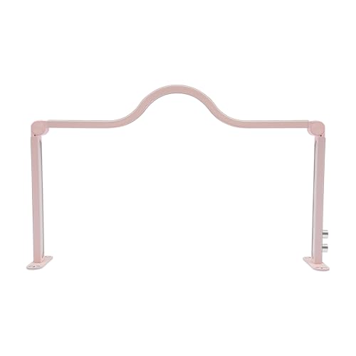 Zalydala Halbmond Lampe,Nail Desk Lampe,Faltbare Nail Tech Light,Solide Basis,48W LED-Lichtquelle,Einstellbare Helligkeit (5-100%),Einstellbare Farbtemperatur von Zalydala