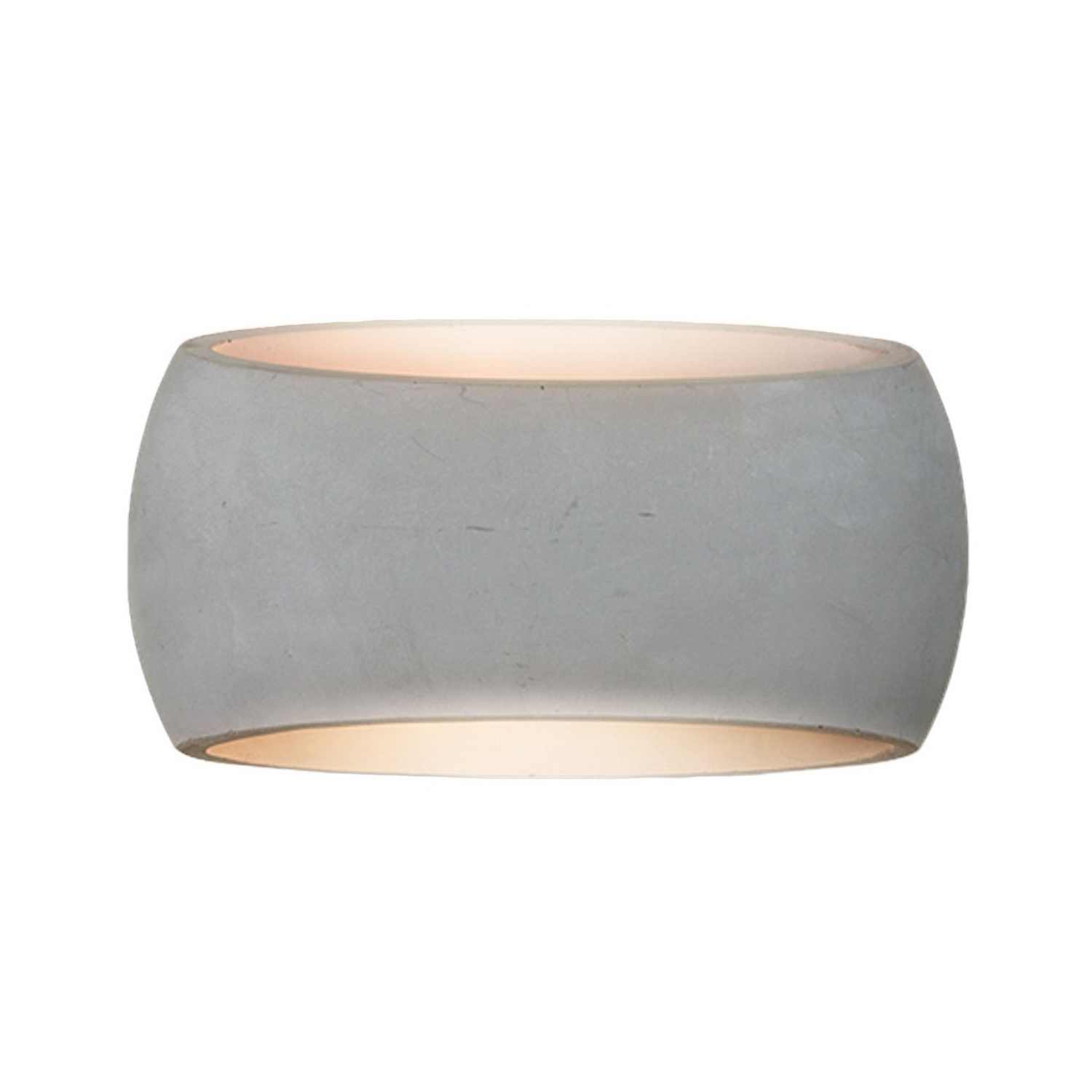 Zambelis Wandleuchte 180020 Wandlampe Wandlicht Aus Beton Up/Down Breite 30 Cm B-Ware von Zambelis