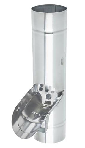 Zambelli VM BlankZinc® Regenwasserklappe mit Sieb 87 mm - Mit fester Arretierung der Wasserklappe von Zambelli GmbH & Co. KG
