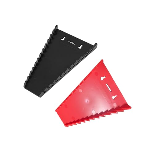 Zambuph 2 x effizienter und professioneller Schraubenschlüssel Organizer für einfache Schraubenschlüssel Aufbewahrung. Organizer, Halter aus Kunststoff, Schwarz Rot Zambuph 2 x effizienter und professioneller Schraubenschlüssel Organizer für einfache Schraubenschlüssel Aufbewahrung. Organizer, Halter aus Kunststoff, Schwarz Rot von Zambuph