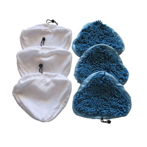 Zambuph 6x waschbare und wiederverwendbare Mikrofaser Dampfmopp Pads, Ersatz Polyester, dreieckige Ersatz Dampfmopp Pads Zambuph 6x waschbare und wiederverwendbare Mikrofaser Dampfmopp Pads, Ersatz Polyester, dreieckige Ersatz Dampfmopp Pads von Zambuph