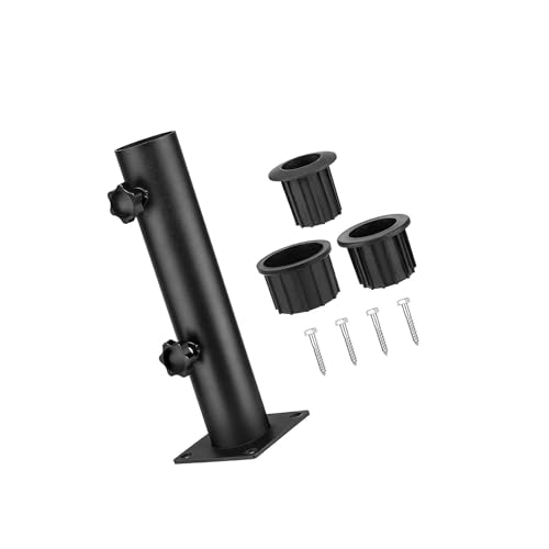 Zambuph Abmessungen Schirmständerrohr Flexibel für rechteckige Geländer Vielseitiger Balkon Schirmhalter aus Edelstahl, Vier Löcher behoben, Länge 30cm Zambuph Abmessungen Schirmständerrohr Flexibel für rechteckige Geländer Vielseitiger Balkon Schirmhalter aus Edelstahl, Vier Löcher behoben, Länge 30cm von Zambuph