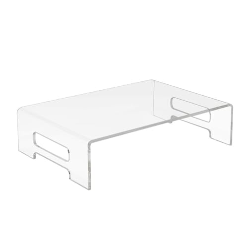 Zambuph Laptop Ständer aus Acryl, Ergonomie, tragbar, Festigkeit, Tragegriffe, modische Computerständer, Mehrzweck für Büro und Zuhause Zambuph Laptop Ständer aus Acryl, Ergonomie, tragbar, Festigkeit, Tragegriffe, modische Computerständer, Mehrzweck für Büro und Zuhause von Zambuph