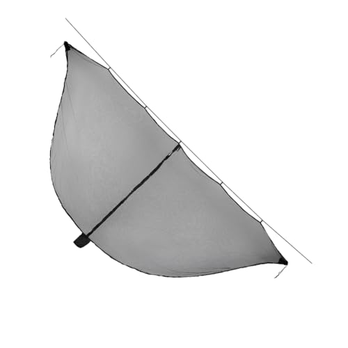 Zambuph Outdoor Hängematte, 360 Grad Schutz, Moskitonetz, getrennter Anti Mücken Reißverschluss, Wander Insektennetz Abdeckung für Terrassenreisen, Schwarz von Zambuph