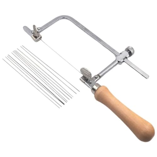 Zambuph Professioneller U Typ Stahlsägebogen für überlegene Leistung, Metall DIY Säge mit verstellbarem Griff, verstellbare Schmucksäge Zambuph Professioneller U Typ Stahlsägebogen für überlegene Leistung, Metall DIY Säge mit verstellbarem Griff, verstellbare Schmucksäge von Zambuph