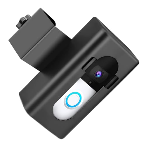 Zambuph Ring Türklingel ohne Bohren, einfache Installation ohne Bohren von Löchern, kein und einfache Installation der Türklingelhalterung, Schwarz von Zambuph