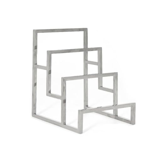 Zambuph Tisch Geldbörsen Ausstellungsstand, Desktop Geldbeutel, Aufbewahrungsregal, Organisationsregal, Handtaschenhalter, Wiederverwendbare, mehrschichtig, Silber Zambuph Tisch Geldbörsen Ausstellungsstand, Desktop Geldbeutel, Aufbewahrungsregal, Organisationsregal, Handtaschenhalter, Wiederverwendbare, mehrschichtig, Silber von Zambuph