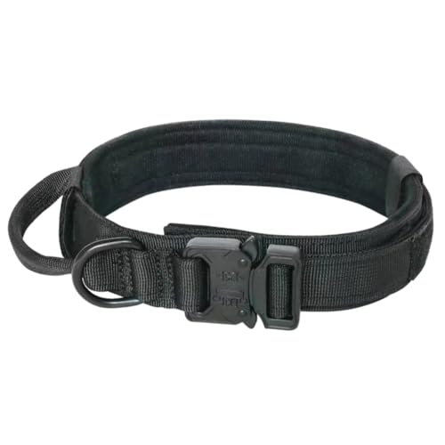 Zambuph Verstellbares Hundehalsband für Taktische Bedürfnisse. Langlebig für mittelgroße Hunde – leicht zu reinigendes Nylon mit bequemer Passform, Schwarz, M Zambuph Verstellbares Hundehalsband für Taktische Bedürfnisse. Langlebig für mittelgroße Hunde – leicht zu reinigendes Nylon mit bequemer Passform, Schwarz, M von Zambuph