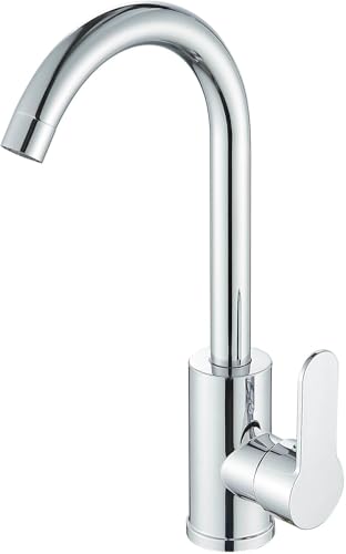 Küchenarmatur Chrom Wasserhahn Küche 360° Drehung Wasserhahn Küche Edelstahl Spültischarmatur mit Hoher Auslauf Küchenarmatur mit G3/8 Anschlüssen, Armatur Küche Küchenarmatur Chrom Wasserhahn Küche 360° Drehung Wasserhahn Küche Edelstahl Spültischarmatur mit Hoher Auslauf Küchenarmatur mit G3/8 Anschlüssen, Armatur Küche von Zamery
