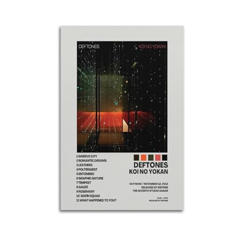 Zamm Deftones Koi No Yokan Leinwandposter, Wandkunst, dekoratives Gemälde, Schlafzimmer, Poster, 30 x 45 cm, ungerahmter Stil Zamm Deftones Koi No Yokan Leinwandposter, Wandkunst, dekoratives Gemälde, Schlafzimmer, Poster, 30 x 45 cm, ungerahmter Stil von Zamm
