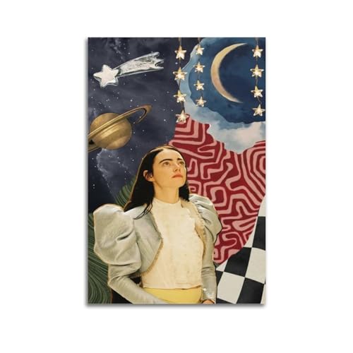 Zamm Poor Things Leinwand-Poster, Wandkunst, dekoratives Gemälde, Schlafzimmer, 50 x 75 cm, ungerahmter Stil von Zamm