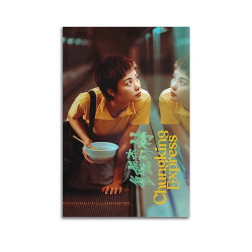 Zamou Chungking Express Leinwand-Poster, Wandkunst, dekoratives Wohnzimmer-Poster, Schlafzimmer-Poster, 60 x 90 cm, ungerahmter Stil Zamou Chungking Express Leinwand-Poster, Wandkunst, dekoratives Wohnzimmer-Poster, Schlafzimmer-Poster, 60 x 90 cm, ungerahmter Stil von Zamou