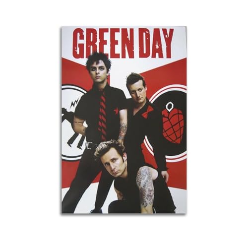 Zamou Greenday Leinwandposter, Wandkunst, dekoratives Wohnzimmer-Poster, Schlafzimmer-Poster, 40 x 60 cm, ungerahmter Stil Zamou Greenday Leinwandposter, Wandkunst, dekoratives Wohnzimmer-Poster, Schlafzimmer-Poster, 40 x 60 cm, ungerahmter Stil von Zamou