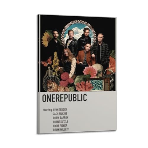Zamou OneRepublic Leinwandposter, Wandkunst, dekoratives Wohnzimmer-Poster, Schlafzimmer-Poster, 30 x 45 cm, Rahmenstil Zamou OneRepublic Leinwandposter, Wandkunst, dekoratives Wohnzimmer-Poster, Schlafzimmer-Poster, 30 x 45 cm, Rahmenstil von Zamou