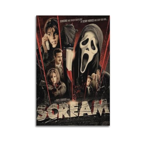 Zamou Scream Leinwandposter, Wandkunst, dekoratives Wohnzimmer-Poster, Schlafzimmer-Poster, 40 x 60 cm, ungerahmter Stil Zamou Scream Leinwandposter, Wandkunst, dekoratives Wohnzimmer-Poster, Schlafzimmer-Poster, 40 x 60 cm, ungerahmter Stil von Zamou
