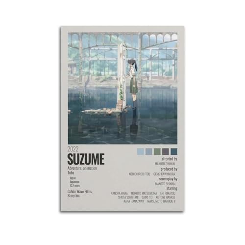 Zamou Suzume Leinwand-Poster, Wandkunst, dekoratives Wohnzimmer-Poster, Schlafzimmer-Poster, 40 x 60 cm, ungerahmter Stil Zamou Suzume Leinwand-Poster, Wandkunst, dekoratives Wohnzimmer-Poster, Schlafzimmer-Poster, 40 x 60 cm, ungerahmter Stil von Zamou