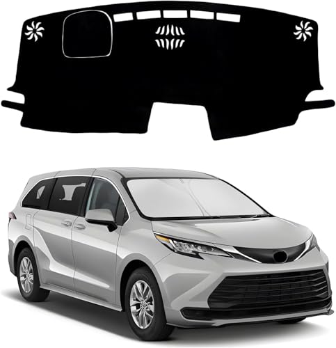 ZanLIn Auto Armaturenbrett Abdeckmatte für Toyota Sienna 2021 2022 2023 2024 2025, Sonnenschutz Armaturenbrett-Abdeckungsmatte Armaturenbrett Abdeckung Matte ZanLIn Auto Armaturenbrett Abdeckmatte für Toyota Sienna 2021 2022 2023 2024 2025, Sonnenschutz Armaturenbrett-Abdeckungsmatte Armaturenbrett Abdeckung Matte von ZanLIn