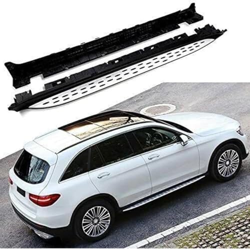 ZanLIn Auto Trittbretter Seitenschweller für Mercedes GLC Coupe 2016-2021, Trittbretter Schweller Seitenstufen Anticrash Flankenschutz Einstiegsleisten von ZanLIn