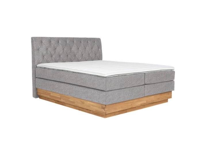Boxspringbett Marie in Hellgrau ca. 180x200cm von Zandiara