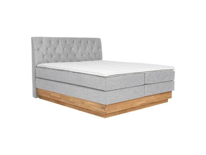 Boxspringbett Marie in Silberfarben ca. 180x200cm von Zandiara
