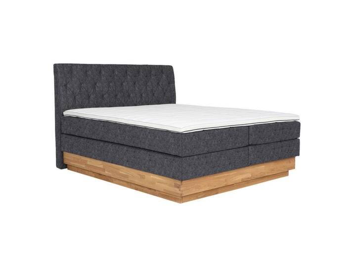 Boxspringbett in Anthrazit ca. 160x200cm von Zandiara