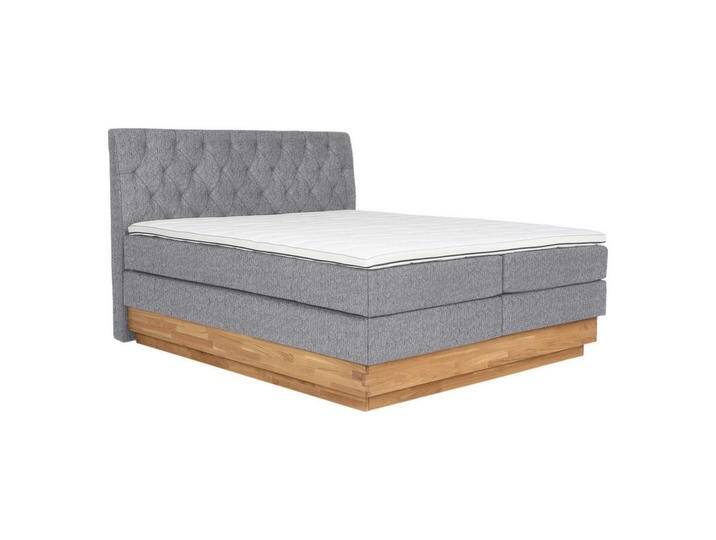 Boxspringbett in Hellgrau ca. 160x200cm von Zandiara