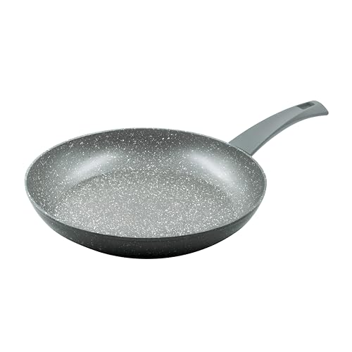 Zanetti - DURAPIETRA Antihaft-Pfanne, geeignet für alle Herdarten, einschließlich Induktion, stabiler Boden, dicke Beschichtung, Soft-Touch-Griff, Durchmesser 28 cm von Zanetti