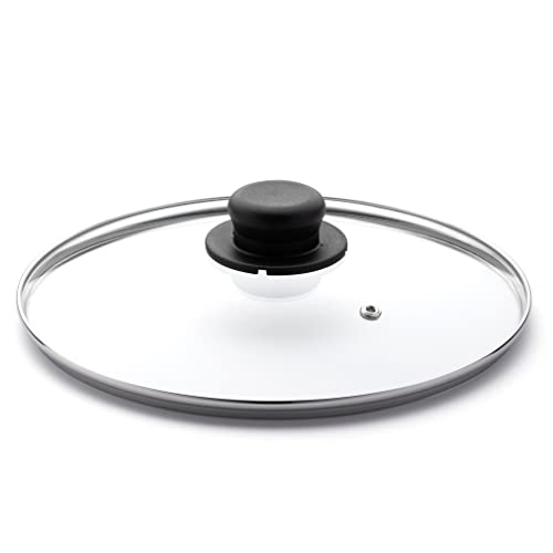 Zanetti - Glasdeckel mit Knauf für Töpfe und Pfannen, Durchmesser 18 cm von Zanetti