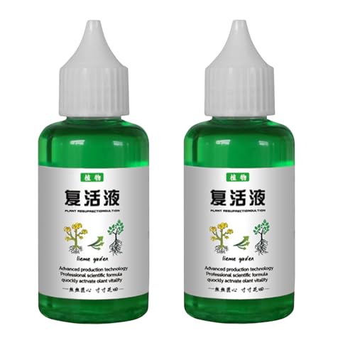 2 Stück Plant Resurrection Liquid, 50 Ml Düngeflüssigkeitskonzentrat, Plant Resurrection Flüssigdünger Fördert Gesundes Und Starkes Wachstum, Pflanzennährstoffflüssigkeit Für Drinnen Und Draußen von Zankie
