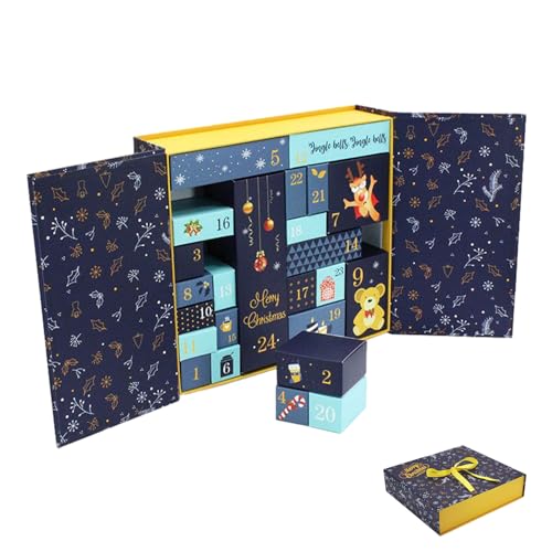 Adventskalender-Box zum Befüllen – 24 Bunte Wiederverwendbare Boxen zum Befüllen | Weihnachts-Adventskalenderboxen leer| Adventskalenderfüller für Kinder und Erwachsene Adventskalender-Box zum Befüllen – 24 Bunte Wiederverwendbare Boxen zum Befüllen | Weihnachts-Adventskalenderboxen leer| Adventskalenderfüller für Kinder und Erwachsene von Zankie