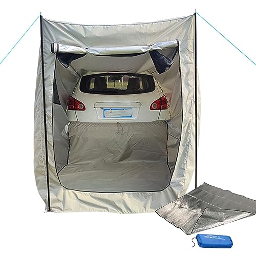 Auto-Markisen-Sonnenschutz – Heckklappen-Markisenzelt |Wasserdichtes, erweitertes Auto-Heckzelt für den Außenbereich | Auto-SUV-Camping-Heckklappenzelt, Auto-Camping-Zubehör für Outdoor-Camping-Strand von Zankie