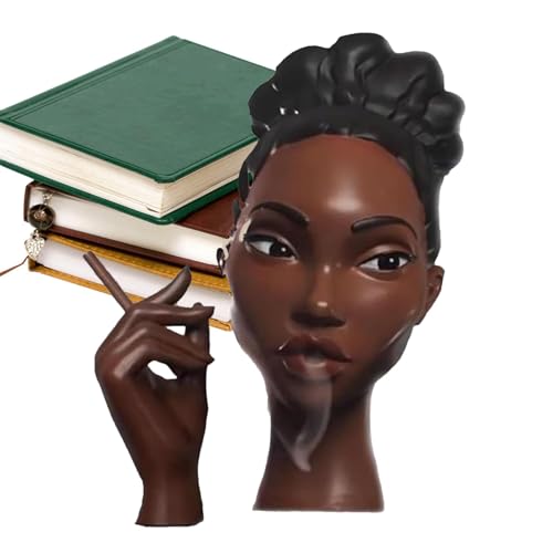 Headscents Kopf-Räuchergefäß – Schwarzer Frauen-Kopf-Räuchergefäß | Solange Räuchergefäß | Black Lady he-ad Räuchergefäß Für Yoga-Meditation | Räucherstäbchenhalter Mit Schwarzem Mädchen Headscents Kopf-Räuchergefäß – Schwarzer Frauen-Kopf-Räuchergefäß | Solange Räuchergefäß | Black Lady he-ad Räuchergefäß Für Yoga-Meditation | Räucherstäbchenhalter Mit Schwarzem Mädchen von Zankie