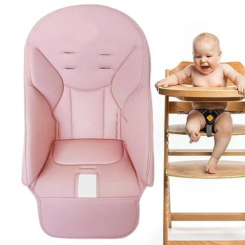 Hochstuhl-Kissenbezug – PU-Leder-Kinder-Esszimmerstuhl-Bezug | Sitzbezug für Baby-Esszimmerstühle mit Polsterung für Peg Perego, Kosmic Jané, Baoneo, Siesta Zero3 von Zankie