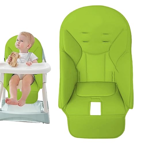 Hochstuhl-Kissenbezug – PU-Leder-Kinder-Esszimmerstuhl-Bezug | Sitzbezug für Baby-Esszimmerstühle mit Polsterung für Peg Perego, Kosmic Jané, Baoneo, Siesta Zero3 von Zankie