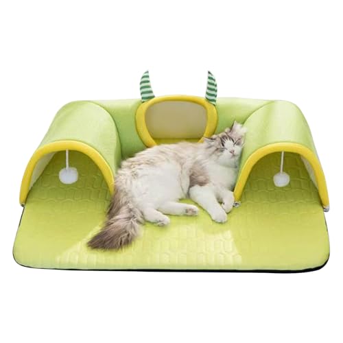Katzentunnel | Großes Katzen Spielhaus Bett Spieltunnel | Haustierzubehör Kissen Schlafmatte Für Kleintiere Welpe Hase Kätzchen Wohlfühl Zuhause Winter Sommer Katzentunnel | Großes Katzen Spielhaus Bett Spieltunnel | Haustierzubehör Kissen Schlafmatte Für Kleintiere Welpe Hase Kätzchen Wohlfühl Zuhause Winter Sommer von Zankie