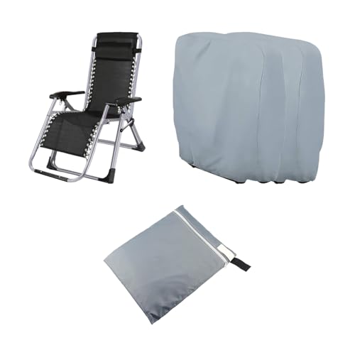 Klappbare Outdoor Stuhlbezüge | 2er-Set Wasserdichte Strandstuhl Bezüge | UV-Beständig für Pflege Schutz und Innenlagerung Klappbare Outdoor Stuhlbezüge | 2er-Set Wasserdichte Strandstuhl Bezüge | UV-Beständig für Pflege Schutz und Innenlagerung von Zankie