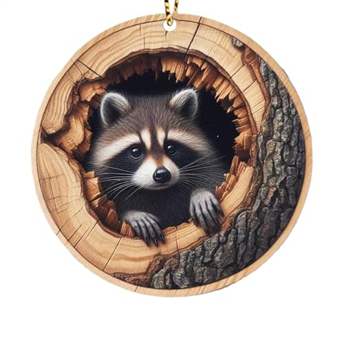 Niedliche Tier-Weihnachtsbaumschmuck – handgefertigte Tier-Weihnachtsschmuck aus 2D-Acryl | Waldtier-Baumschmuck für den Weihnachtsbaum, Weihnachtstier-Ornamente Niedliche Tier-Weihnachtsbaumschmuck – handgefertigte Tier-Weihnachtsschmuck aus 2D-Acryl | Waldtier-Baumschmuck für den Weihnachtsbaum, Weihnachtstier-Ornamente von Zankie