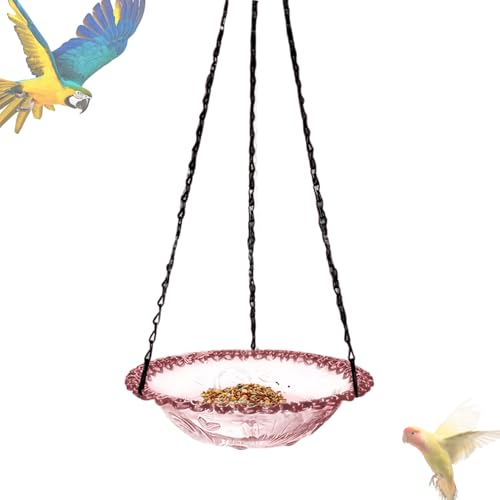 Vogelbad Für Draußen - Outdoor Vogelbad - Hängbare Dekorative Metall Vogeltränke Für Garten Balkon Baum von Zankie
