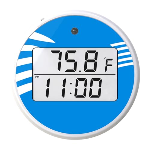 Wasserthermometer-Timer für Eisbad – digitales Eisbad-Temperaturthermometer, schwimmendes Pool-Eiswassertemperatur-Thermometer, Kaltwasserwanne, Eisbad-Zubehör Wasserthermometer-Timer für Eisbad – digitales Eisbad-Temperaturthermometer, schwimmendes Pool-Eiswassertemperatur-Thermometer, Kaltwasserwanne, Eisbad-Zubehör von Zankie