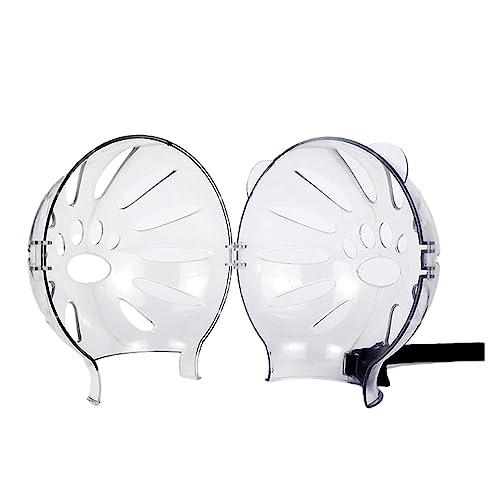 Zankie Atmungsaktiver Blasenmaulkorb für Katzen – Anti-Biss-transparente, verstellbare Raumhaube | Katzenhelm mit multifunktionaler Design-Abdeckung zum Baden, Pflegen oder Schneiden von Nägeln Zankie Atmungsaktiver Blasenmaulkorb für Katzen – Anti-Biss-transparente, verstellbare Raumhaube | Katzenhelm mit multifunktionaler Design-Abdeckung zum Baden, Pflegen oder Schneiden von Nägeln von Zankie