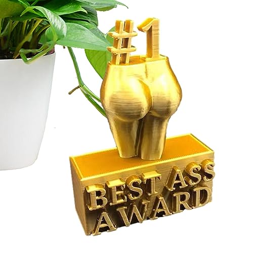 Zankie Best Boobs/Ars Award – Best Ass Gold Resin Trophy Ornament | Neuheit Nice Resin Funny Trophy| Lustige Goldene Weibliche Körperskulptur Zankie Best Boobs/Ars Award – Best Ass Gold Resin Trophy Ornament | Neuheit Nice Resin Funny Trophy| Lustige Goldene Weibliche Körperskulptur von Zankie