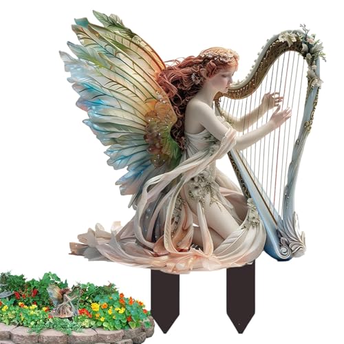 Zankie Bohemian Fairy Flower Pot Decoration- Fairy Garden Stakes | Fairy Pot Stake | Fairy Garden Plant Pot | Garden Stake Decorations for Indoor Outdoor Yard Zankie Bohemian Fairy Flower Pot Decoration- Fairy Garden Stakes | Fairy Pot Stake | Fairy Garden Plant Pot | Garden Stake Decorations for Indoor Outdoor Yard von Zankie